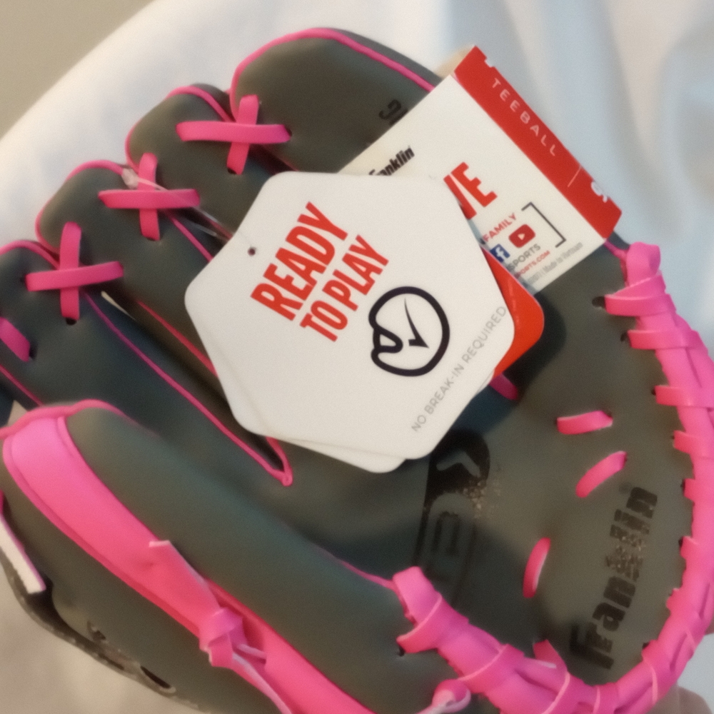 T-ball  Pink & grey, New for that 1st timer.